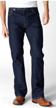 Men Bootcut Leg Jeans